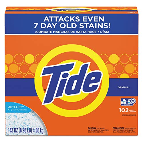 Image of Tide 85006CT Powder Laundry Detergent, Original Scent, 143 oz Box, 2 /Carton