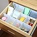 Produktbild Kunststoff-Schubladen-Teiler Diy Schubladen-Aufbewahrungsbox Multifunktionales Kunststoff-Schubladenschrank-Gitter-Organizer-Werkzeug für das Büro im Schlafzimmer(50*7cm5 pieces)