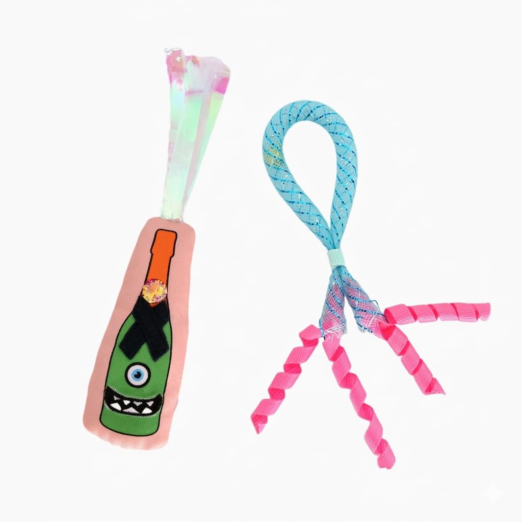 Jouet pour chat bouteille de vin HugSmart Kitten Party contre l'ennui