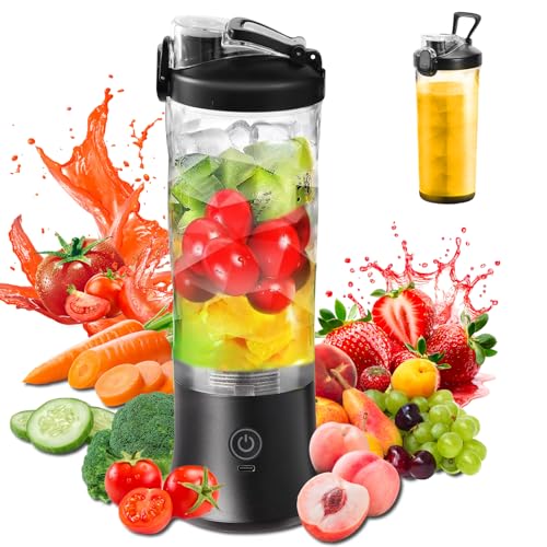 La mejor comparación de Cuanto Cuesta Una Licuadora los 5 más buscados. 42 LEMONSEA Licuadora Portatil, Licuadora con Bloqueo de Seguridad, 600 ml Licuadora Personal Recargable Adecuada para Jugos y Batidos, Blender Adecuada para Viajes y Fitness con Tapa...