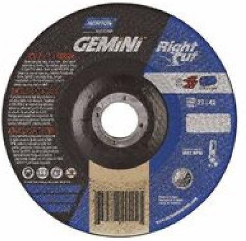 Norton 66252823602 Aluminum Oxide Type 01/41 Cutoff Wheel, 4 1/2 