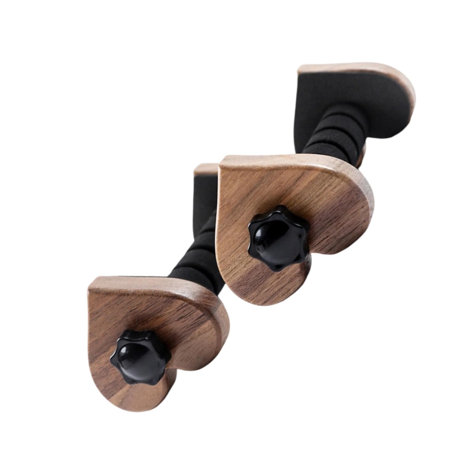 PENCHEAK Premium Foldable Instrument Rack Customizable Angles Nonslip Base Optimal Guitar Premium Wooden Music Stand with Heart Shape Base