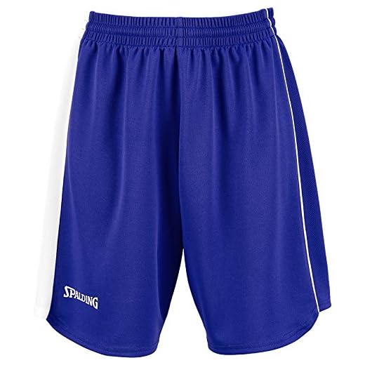 Spalding 4her II Shorts De Equipaciones, Mujer, Azul Royal/Blanco, XS
