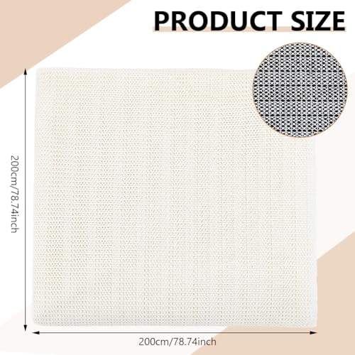 Sous-nappe de protection 200x200 cm texture maille durable - 3