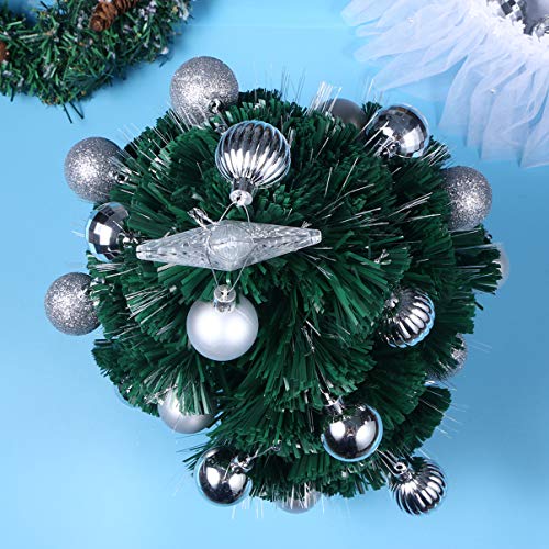 STOBOK 34 peças de enfeites de bola de Natal 40 mm à prova de estilhaçamento Bolas para decoração de