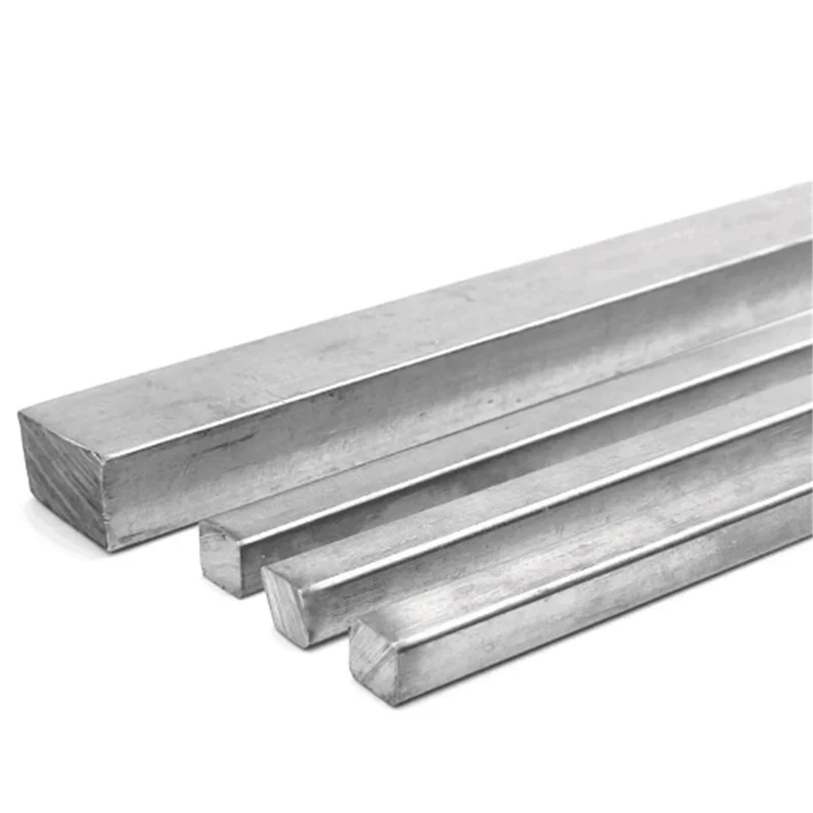 Barra quadrata acciaio inossidabile 304 500 mm 8x8x1,5 mm 20 mm
