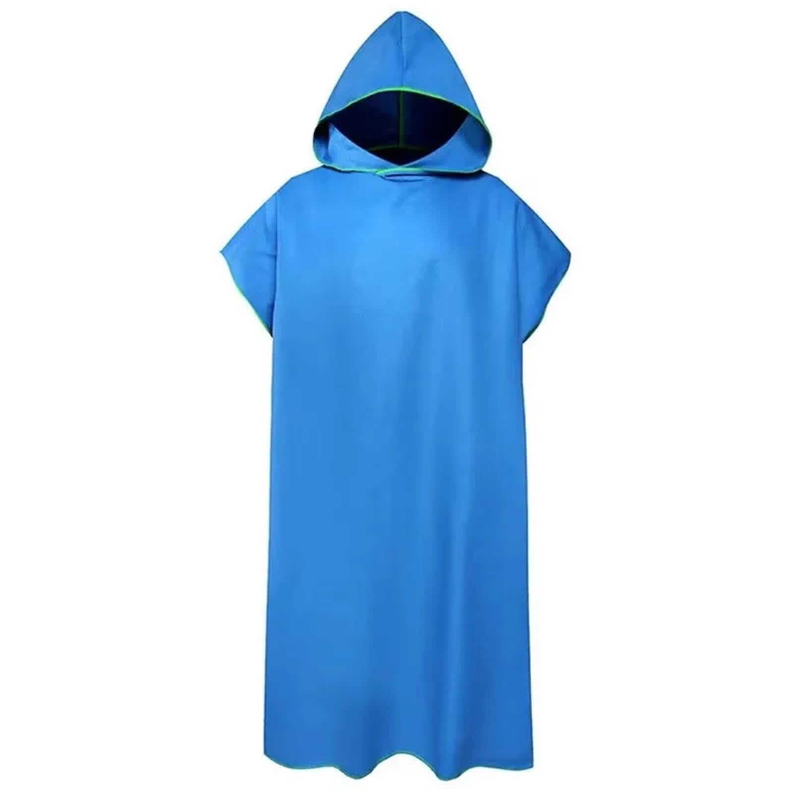 Poncho de Surf, Toalla cambiante, Bata con Capucha, Manta Playa, baño, Traje Neopreno for Adultos para Playa y Deportes acuáticos(Blue)