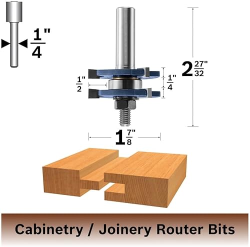 Miniatura 2 de Bosch 84623M Broca de lengüeta y ranura con punta de carburo de 1-7/8 pulgadas x 1/4 pulgadas