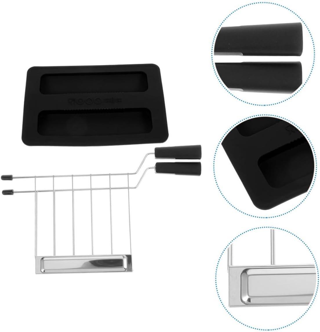 Ciieeo 1set Electric Toaster Lid Bread Proofing Cover Toaster Sandwich Clip Kitchen Supplies and Reusable