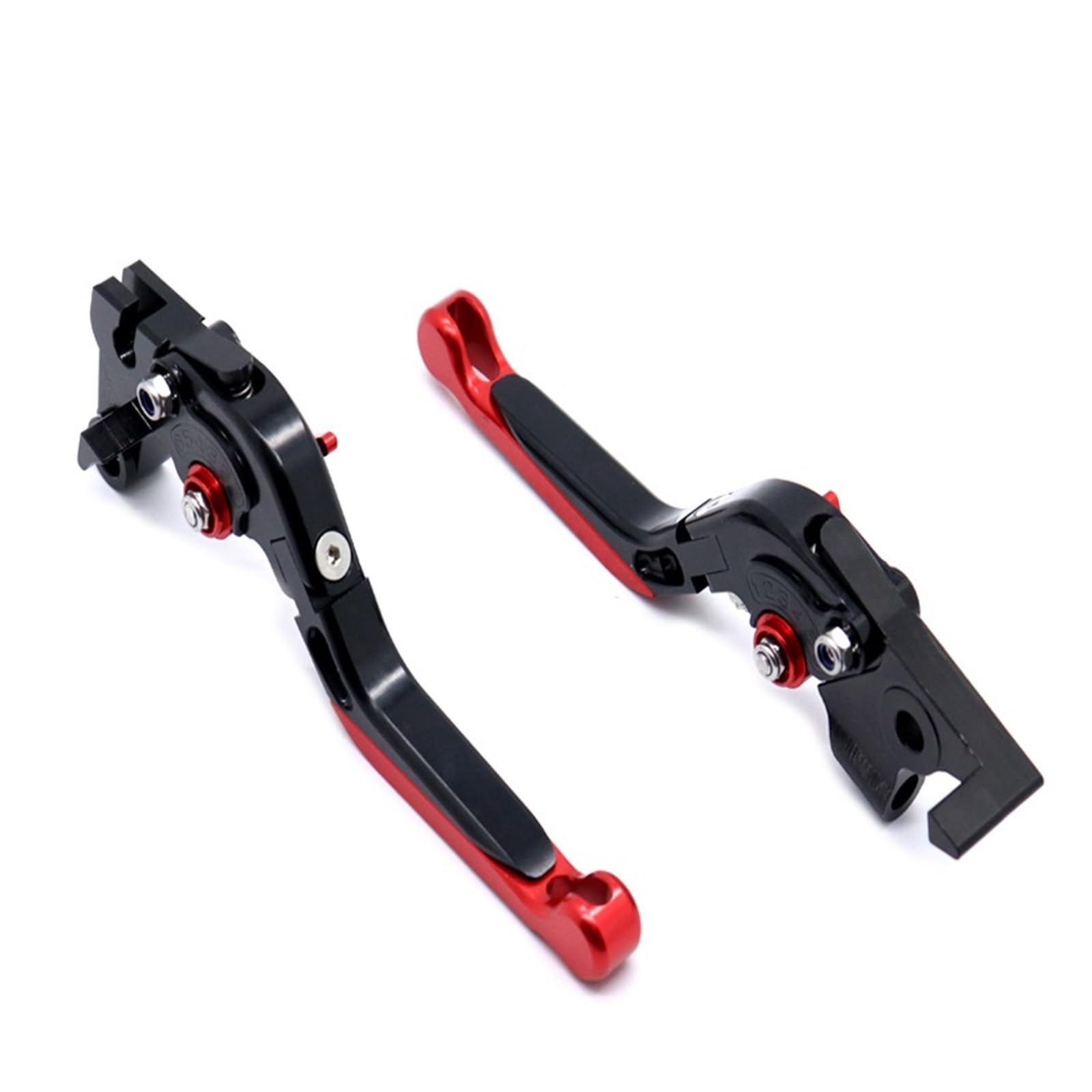 Linqianbhd Black Red Motorcycle Brake Clutch For Fz1 For Fz8 For Fazer For Fz6 For Fz6r For Diversion For Xj6n For Fz-07 Motorcycle Adjustable Folding Extendable Brake Clutch Lever