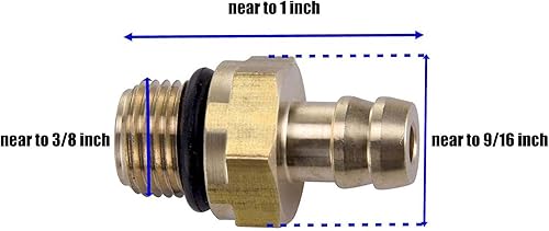 Miniatura 4 de Tool Daily Juego de inyectores químicos compatibles para lavadora a presión, reemplazo para 190593GS 190635GS 203640GS
