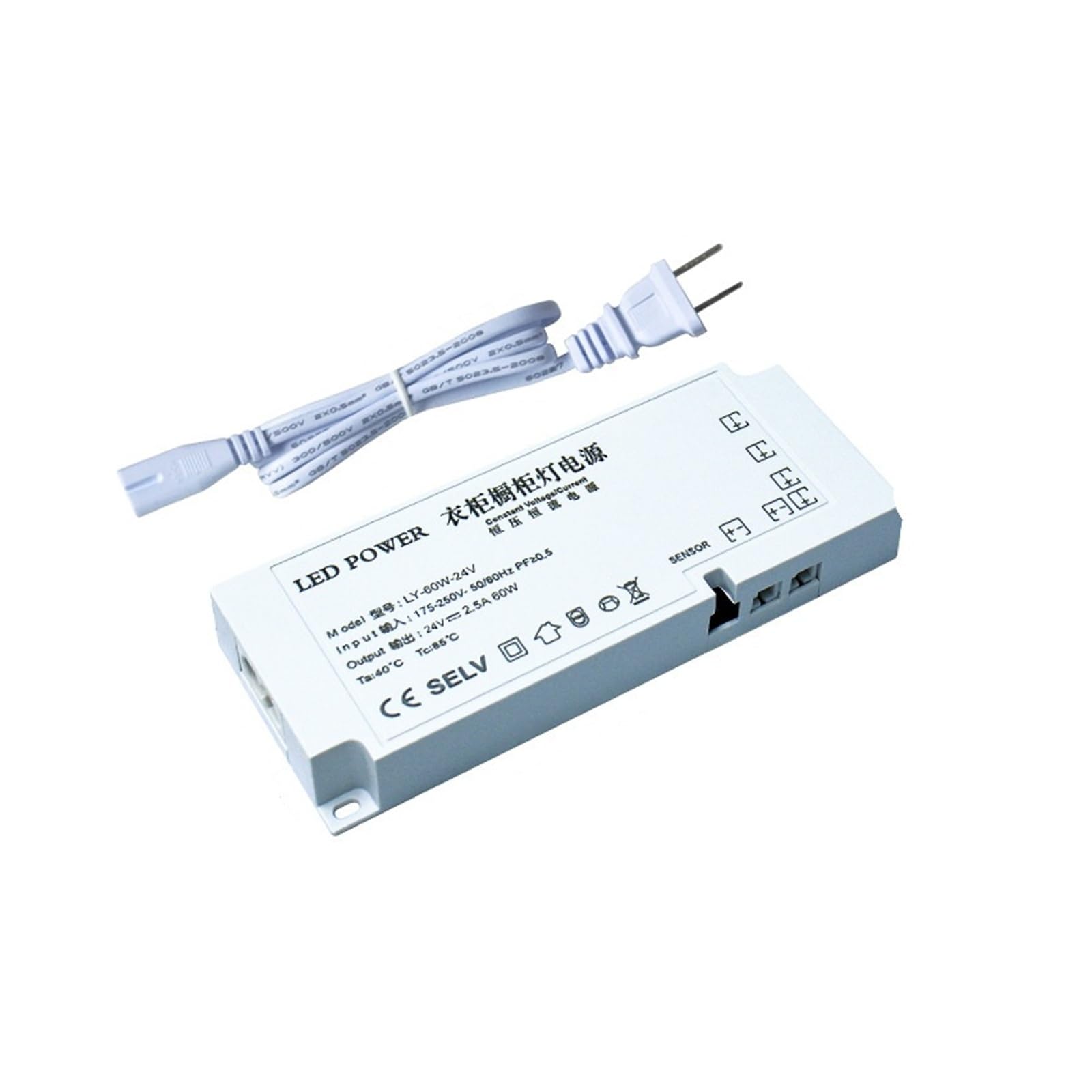 Alimentation LED 24V 60W pour illuminer une bibliothèque et des étagères