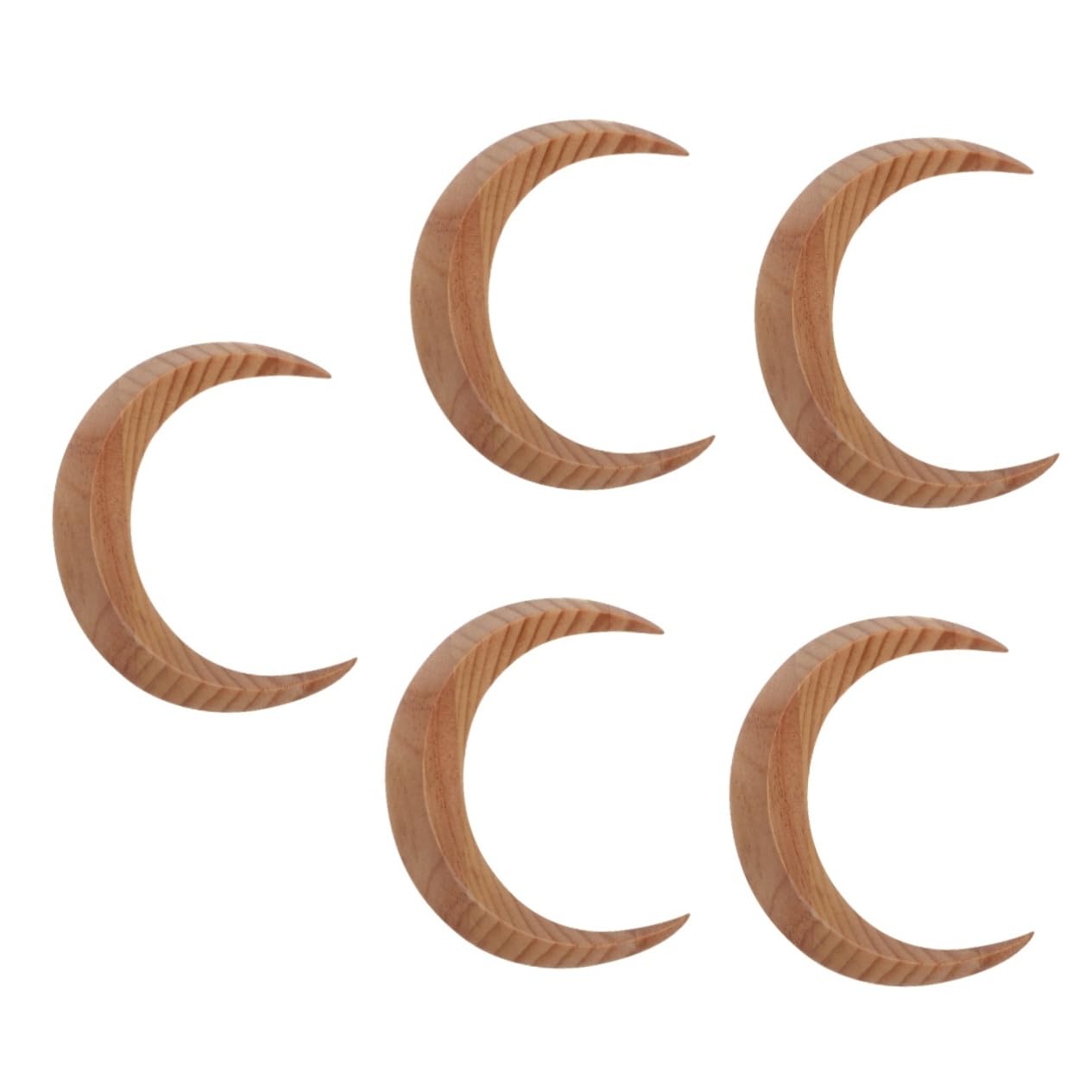 MAGICLULU 5 Piezas pasador de horquilla de Horquilla lunar de madera gemas para el cabello para mujeres palo de pelo moño pasador de pelo pasadores de pelo soporte para el pelo del moño
