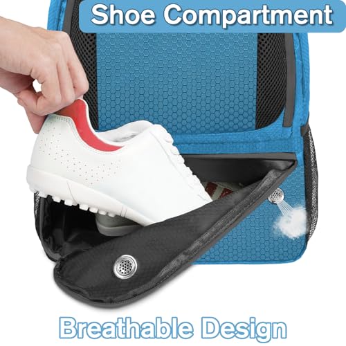 image for YOREPEK Soccer Backpack,Soccer Bag with Ball Holder, Water resistant S