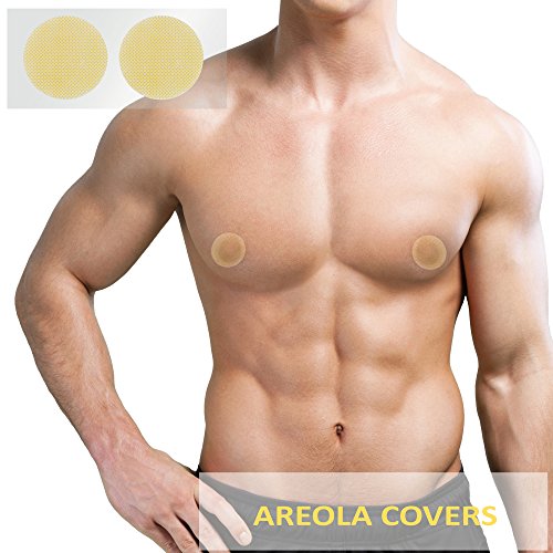 Men’s Nipple Covers - Gynecomastia Concealment, Hypoallergenic Adhesive, 50-Pack3
