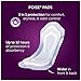 Poise Incontinence Pads, Maximum Absorbency, Long, (Packaging May Vary) 39 Count (Pack of 4)