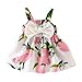 Produktbild Amlaiworld Baby Mode bunt Zitrone Druck Tanktop Kleid Mädchen locker Bowknot blusen Dress Sommer Säugling Strand Baumwolle Früchte Kleider, 0-24 Monate (6 Monate, Rosa)