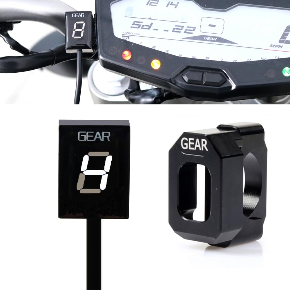 1-6 Velocidad Indicador de marchas Digital LED, medidor de pantalla para Yamaha FZ6 FZ6R FZS600 FZS1000 Fazer XJ6 YZF-R6 R6S R1 FZ8 FZ1 FZ1N TDM900 FZ400 XT660 MT-03 MT01 Xjr400 Ys250