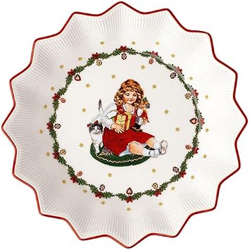 Villeroy & Boch 14-8332-3678 Pastry Plate, Porcelain, White/Coloured