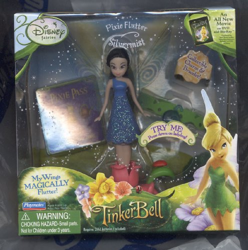 Tinker Bell Silvermist Pixie Flutter Moving Wings Tinker Bell Silvermist Pixie Flutter Moving Wings