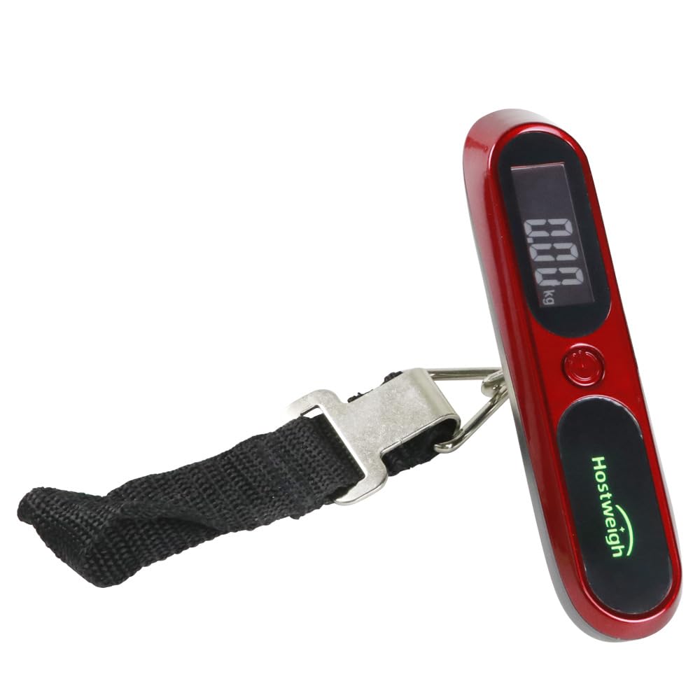 Mjadaade Rot Handheld Digital Scale For Luggage And Bags, 50 Kg Digital Travel Scale(Rot)