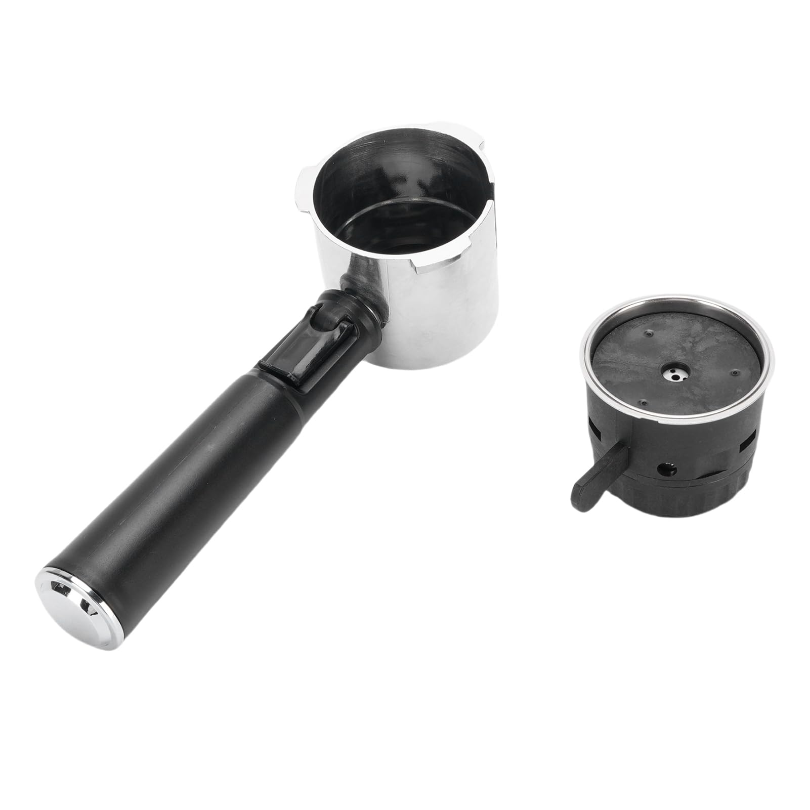 Eujgoov Manico per Portafiltro Macchina da Caffè in Lega di Alluminio 51mm