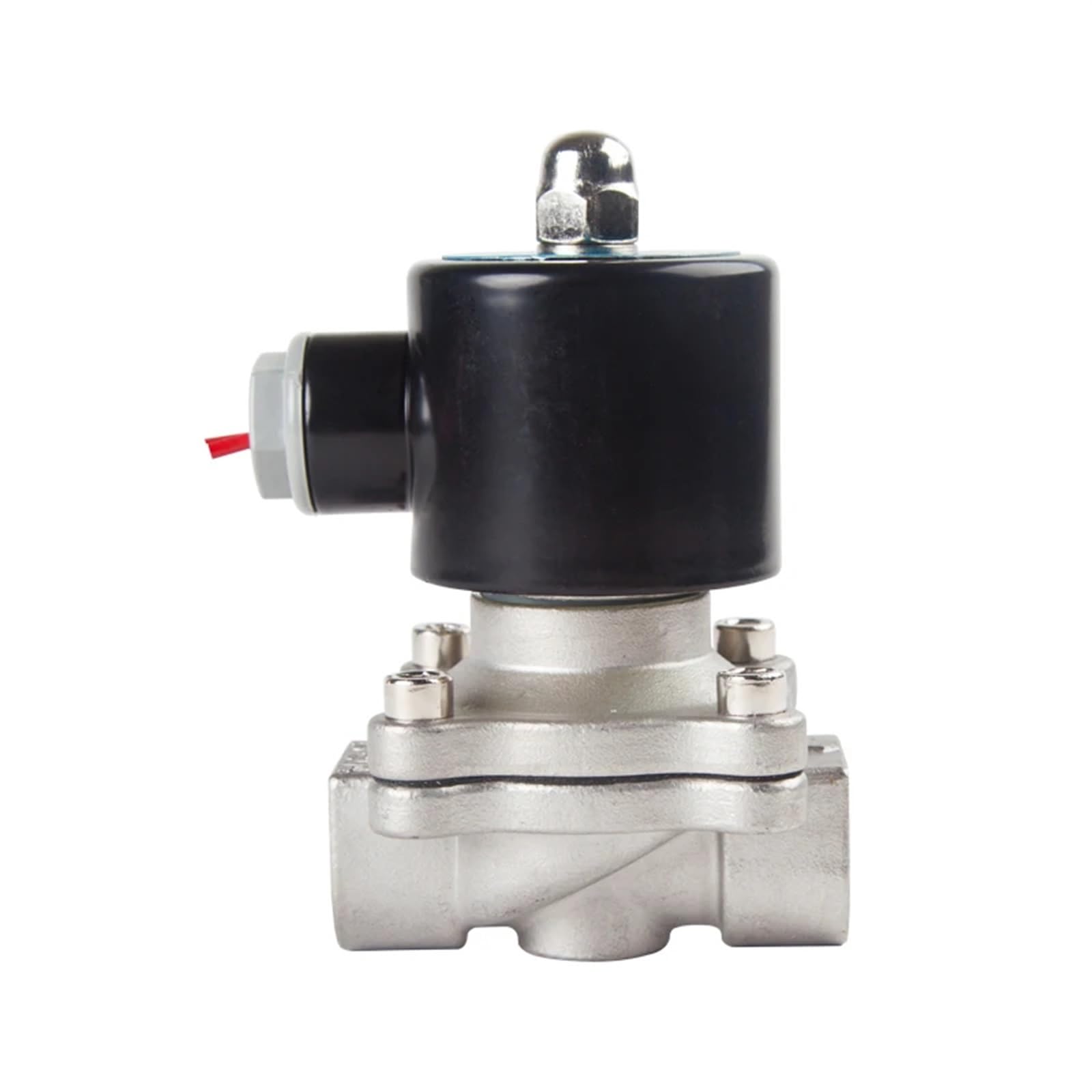 1/4"" 3/8" 1/2"" 3/4" 1"" 1-1/2" BSPT Hembra 12V 24V 110V 220V 304 Electroválvula Eléctrica de Acero Inoxidable Normalmente Cerrado Neumático 1.25 Pulgada(BSPT FEMALE-DC12V,0.75 pulgadas)
