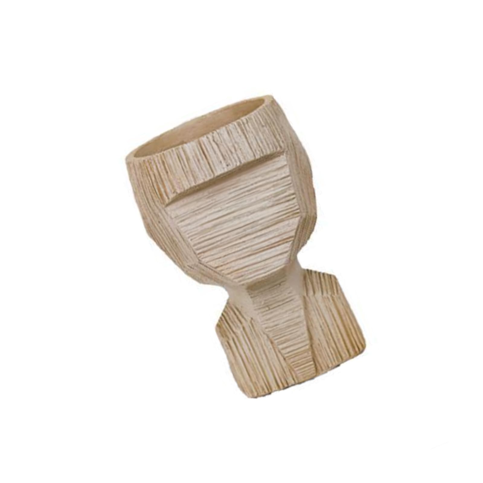 Multipurpose Textured Resin Planter Pot for Succulent Display Modern Decorative Vase Suitable for Desktop Shelf