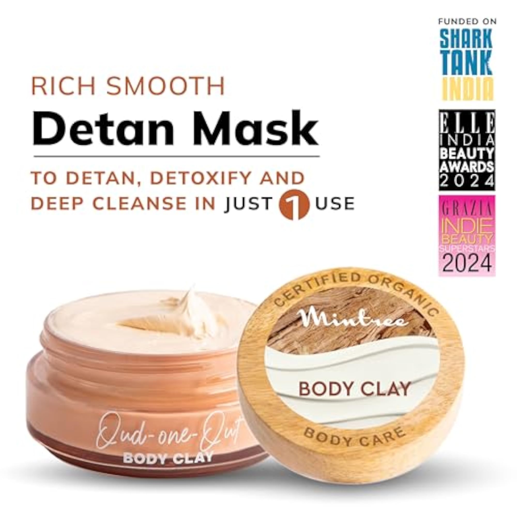 Certified Organic Oud De Tan Body Mask, Unisex