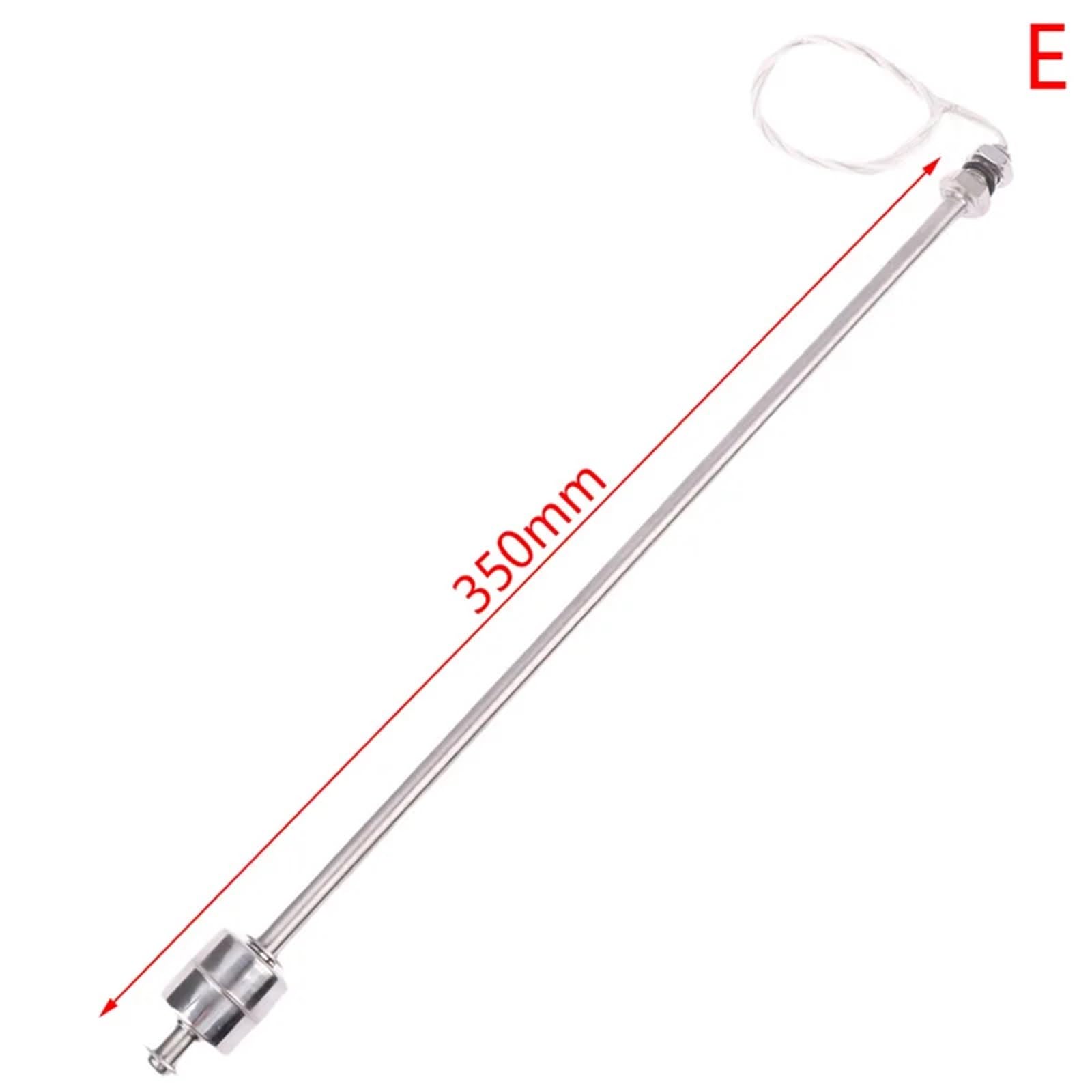 Interruptor de flotador de acero inoxidable, sensor de nivel de agua líquida for tanque, interruptor de doble bola, sensores de flujo for piscina y flotador.(350MM)