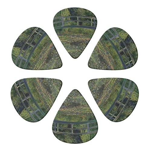 Lot de 6 médiators imprimés nénuphars pour guitare acoustique et guitare électrique avec boîte de rangement - Les Beatles, Paul McCartney, John Lennon, RIngo Starr, George Harrison Lot de 6 médiators imprimés nénuphars pour guitare acoustique et guitare électrique avec boîte de rangement – Image 5