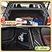 Frienda 2 Pieces Stretchable Small Cargo Net Pocket Storage Mesh Net Elastic Automotive Storage Pouch with 8 Pieces Mounting Screws and Hooks for Truck Car SUV Boats(17.7 x 9.8 Inches)