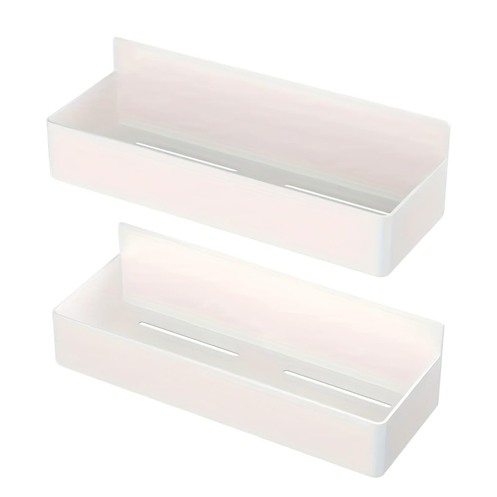 JTKSSCS Magnetic Shelf 2pcs Storage Magnetic Basket For Fridge Multifunctional Kitchen Rack Saving Space For Refrigerator(White - 2pcs)