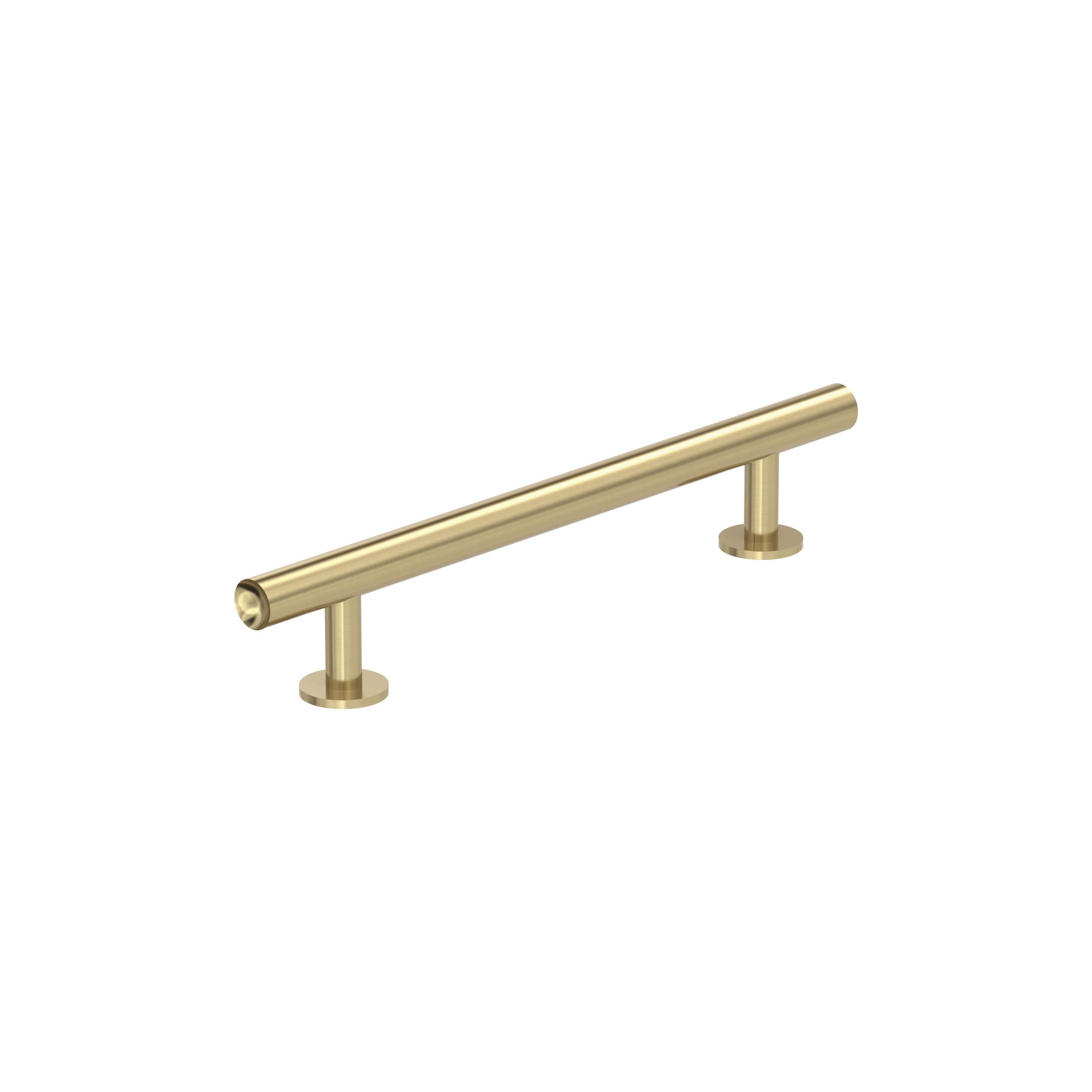 Amerock | Cabinet Pull | Golden Champagne | 5-1/16 in (128 mm) Center-to-Center Drawer Pull | Radius | Kitchen and Bath Hardware | Furniture Hardware