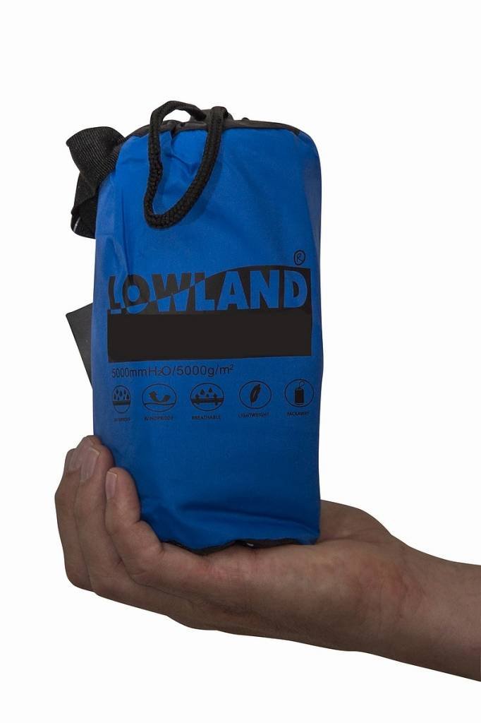 LOWLAND OUTDOOR Regenponcho - Wasserdicht (7000mm Wassersäule)