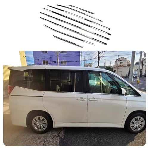ZUNEIGUNG トヨタ新型ヴォクシー 90系 / 新型ノア 90系 令和4年1月〜に対応 ウィンドウトリム 下サイド ウェザーストリップモール ガーニッシュ 傷付き防止 ガーニッシュインテリアパネルToyota Noah/VOXYに対応設計外装 パーツ