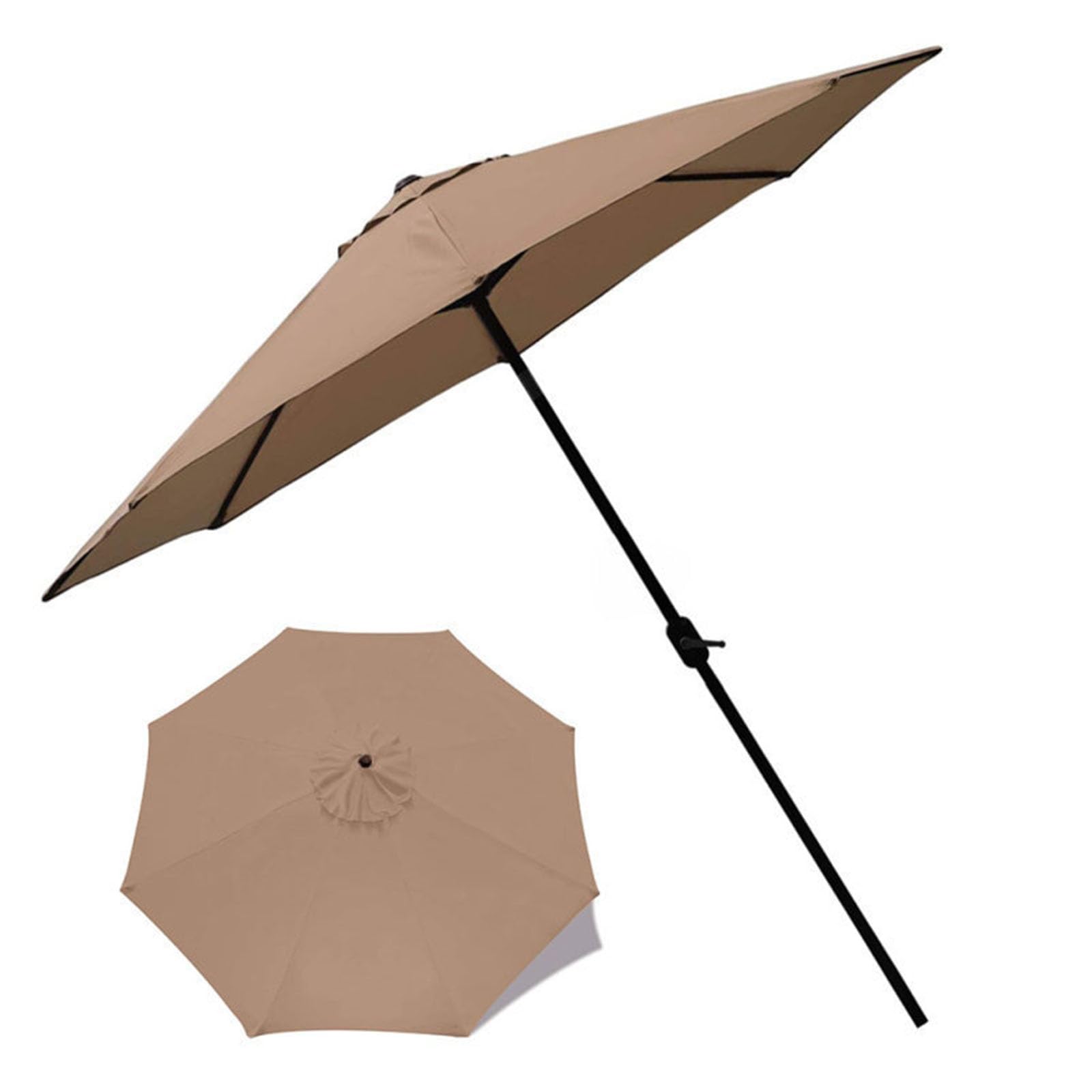 Ombrello di ricambio Impermeabile Baldacchino Per Esterni Giardino Protezione Ombrellone Ombrellone Tessuto 6 5-9 8 Piedi