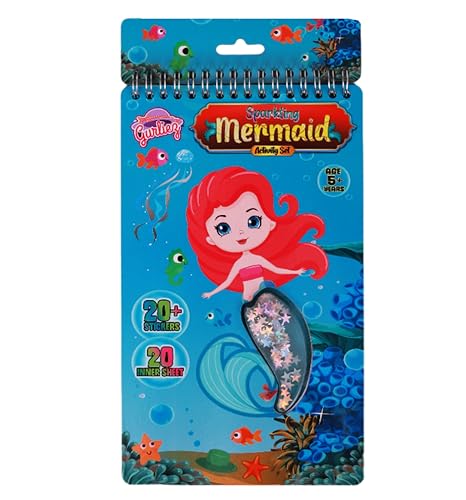 Image of STRIDERS Sparkling Mermaid Activity Set - A Fun and Creative kit for Kids, Perfect for Imaginative Play, Crafting, Enhancing Creativity, fine Motor Skills, and Artistic Fun.