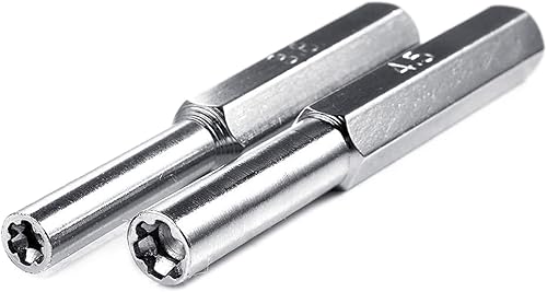 Destornillador de seguridad Bit 0.150 in & 0.177 in Destornillador de seguridad Juego Bits para NES SNES N64 Game Boy & Inoxidable 0.150 in Gamebit