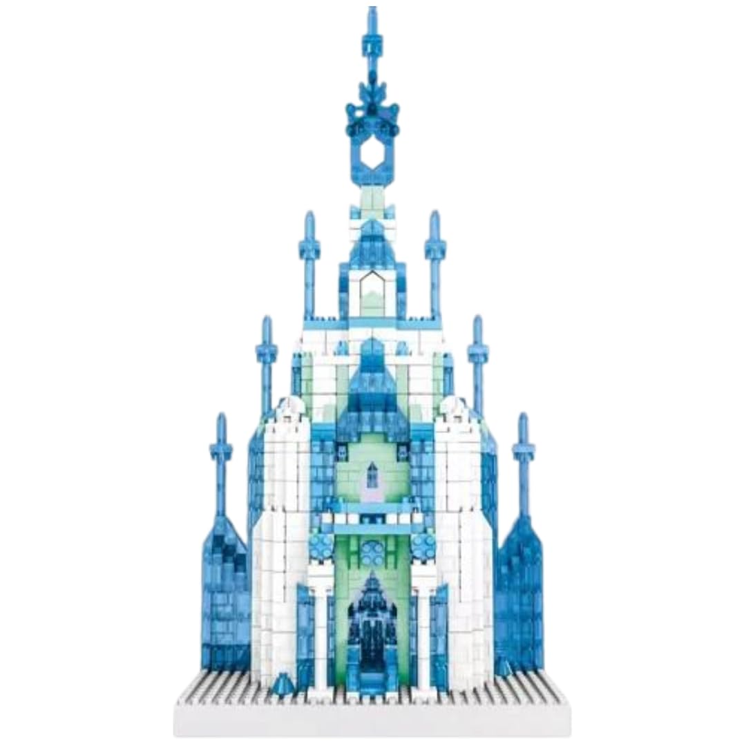 Kawaii Kart | Architecture Crystal Palace Ice Castle Building Brick Toys with Interlocking Building Blocks 1300+ Pieces | STEM Toy Educational Collectible Brick Toy for Kids