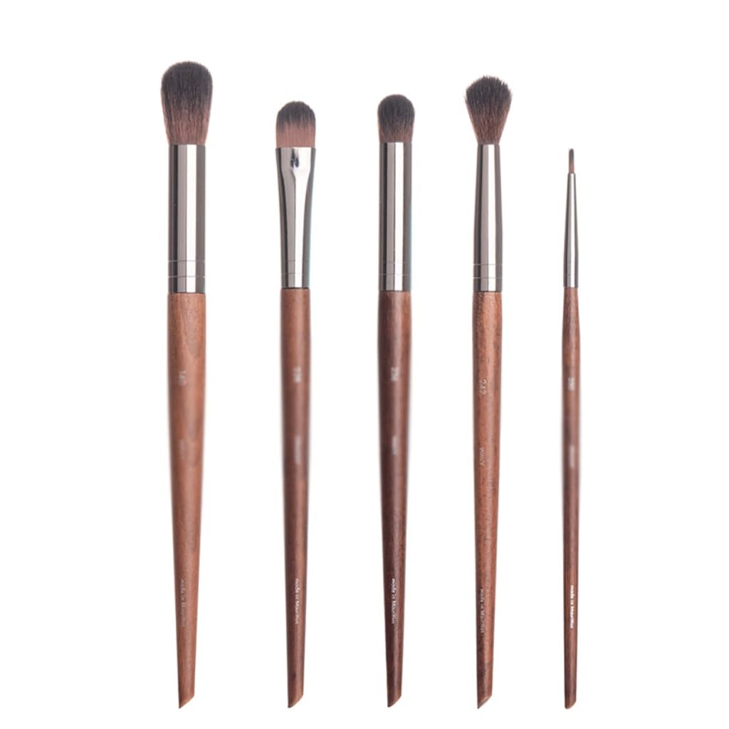 Set Di 5 Pennelli For Ombretto, Pennello For, For Evidenziare Strumenti Bellezza, For Eyeliner, For Trucco