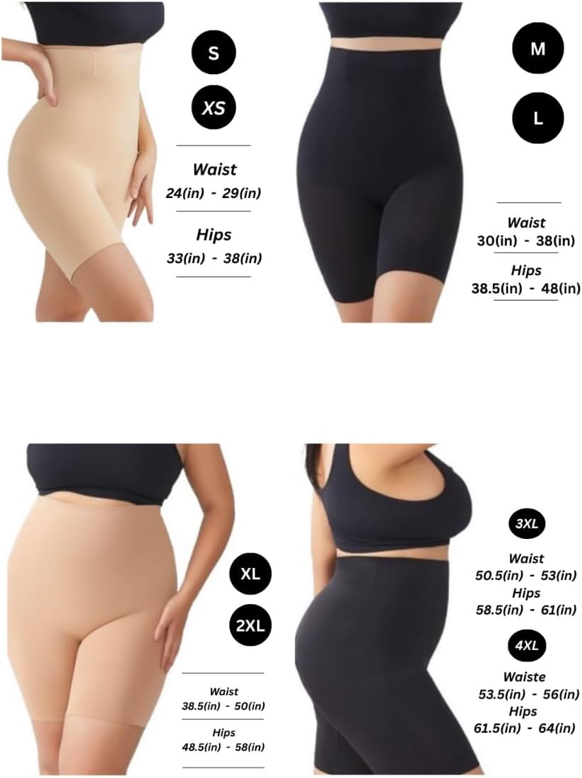 High Waist Tummy Control Shapewear, Tummy and Thigh Slimming Undergarments - Image 2