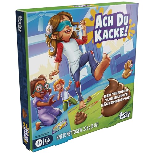 ACH du Kacke! Spiel mit Drehscheibe für tierischen Spaß - Deutsche Fassung