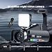 Fabater Videokamera, 4K 64MP Ultra HD Camcorder, 3 -Zoll -Flip -Bildschirm WiFi Vlogging Camera Recorder mit 28x Digital Zoom, IR -Nachtsicht, 4800mAh Batterie für YouTube