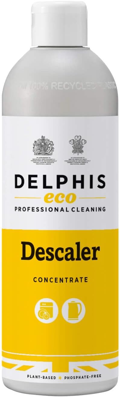 Delphis EcoMulti Purpose Descaler - Plant-based, Vegan Descaler, Free from Hydrochloric Acid, Enzymes, Formaldehyde, VOCs and APEs, 500 ml