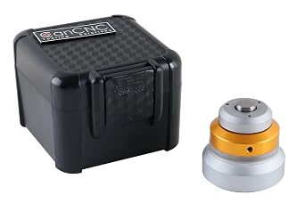 Accusize Electronic Magnetic Z Axis Setter, 2 in Height | 0.0002 in Accuracy, Magnetic Base, LR1130 Battery, 360 Deg Red Contact Lamp, Fitted Case, 0805-4015