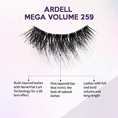 Ardell Mega Volume Lash 259 faux-cils volume 3D intense - 3