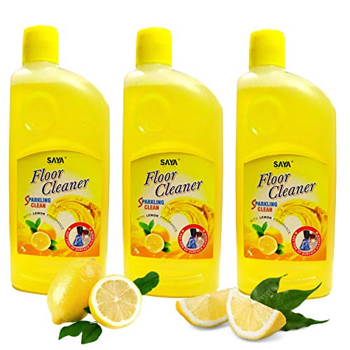 Image of Saya Floor Cleaner Liquid for Cleans and Shines to Tiles, Marble, Italian Floor & Surface Multi Purpose Cleaner - (Lemon - 1.5L)
