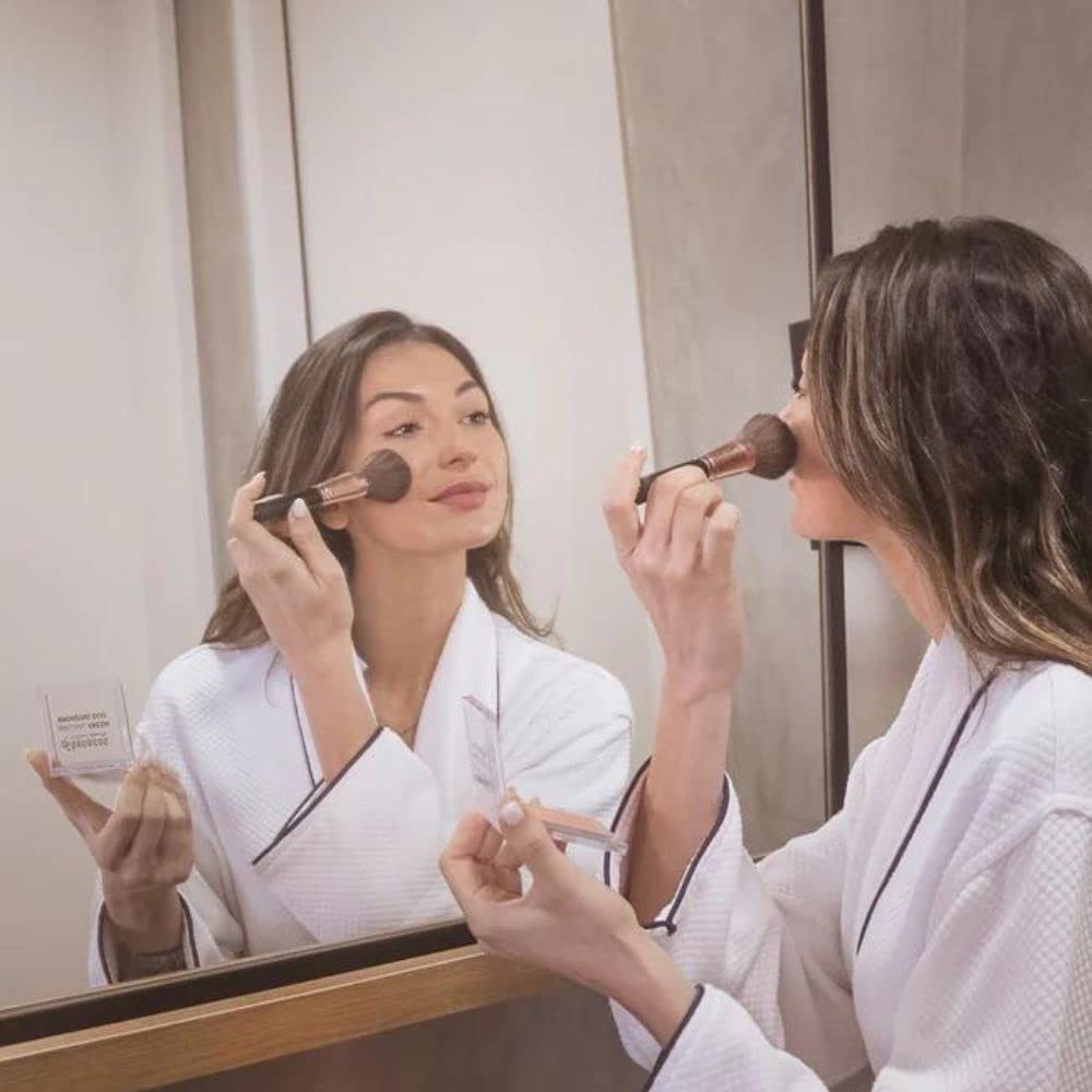 benecos - Kosmetyki Naturalne - Fresh Bronzing Duo - prasowany - 2w1 bronzer - wegańskie - ibiza nights