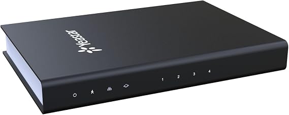 YEASTAR NeoGate 4FXS Port Gateway, 4FXS Ports, Sip & Iax Compatible, Black